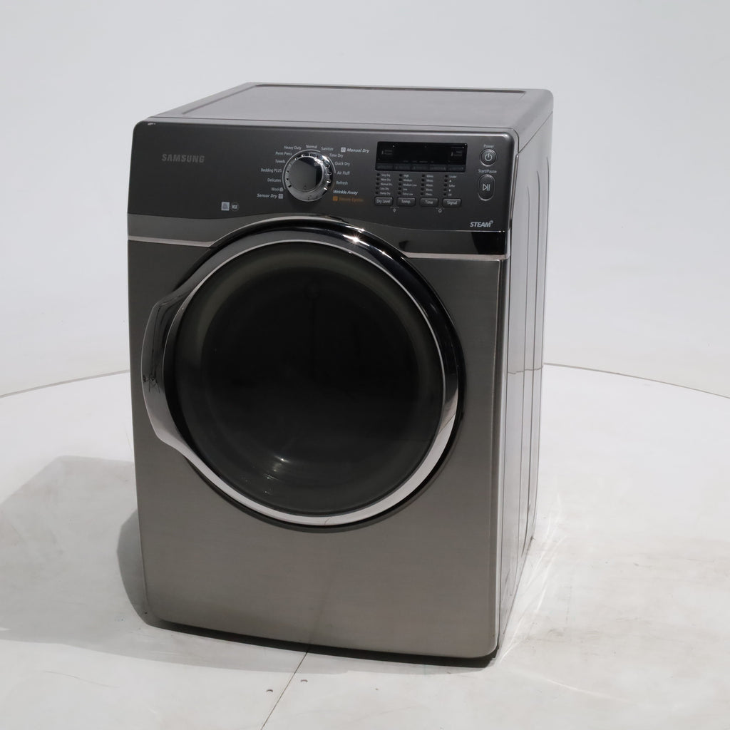 Pictures of Platinum Samsung 7.4 cu. ft. Frontload Gas Dryer with Steam - Certified Refurbished - Neu Appliance Outlet - Discount Appliance Outlet in Austin, Tx