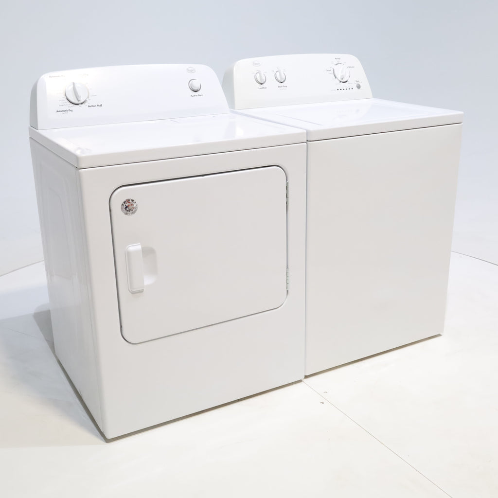 Pictures of Roper 3.5 cu. ft. Top Load Washer with Deep Water Wash and 6.5 cu. ft. Electric Dryer with Wrinkle Prevent - Neu Appliance Outlet - Discount Appliance Outlet in Austin, Tx