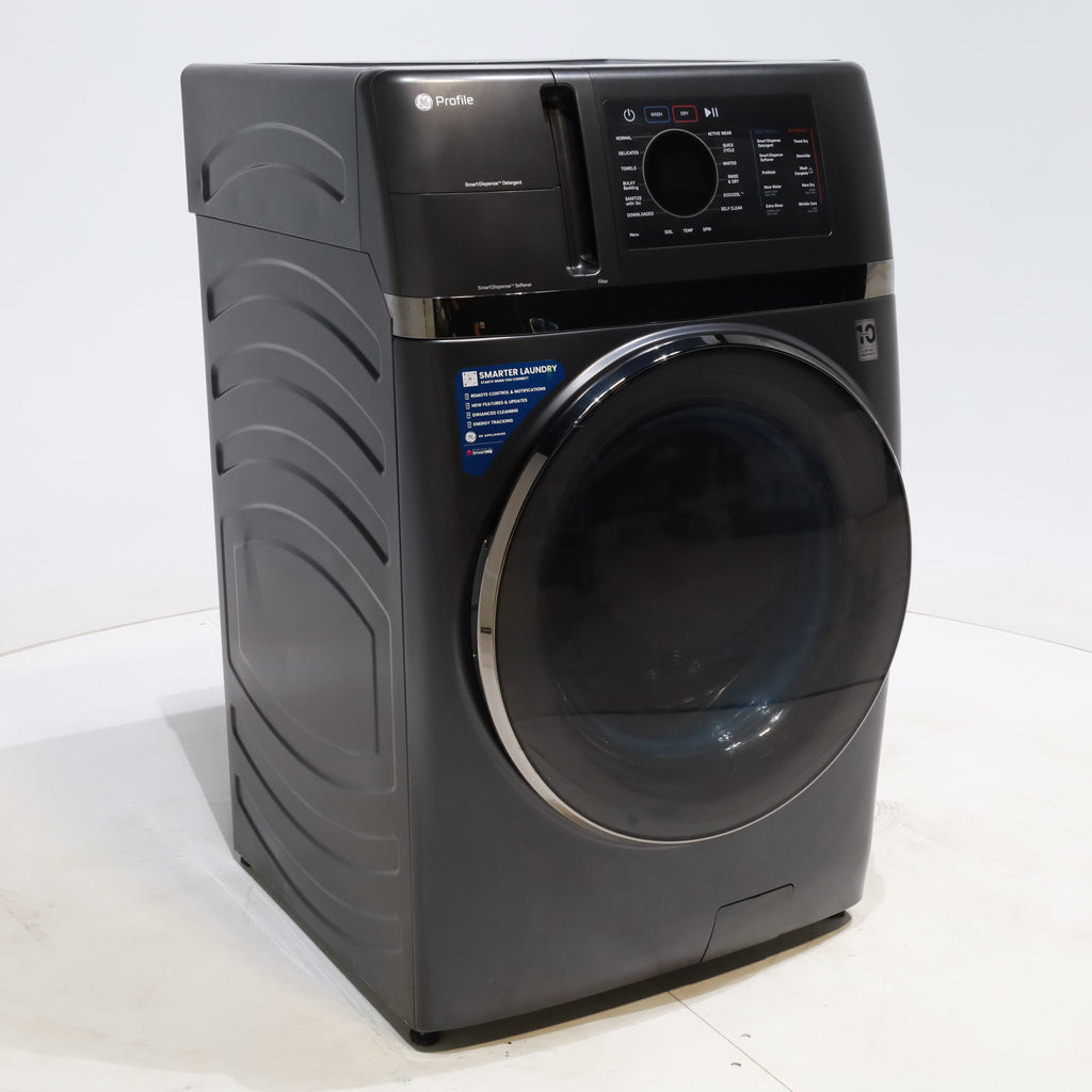 Pictures of Carbon Graphite ENERGY STAR  GE Profile 4.5 cu. ft. Capacity Front Load Combo Washing Machine and Electric Dryer with Ventless Heat Pump Technology - Scratch & Dent - Minor - Neu Appliance Outlet - Discount Appliance Outlet in Austin, Tx