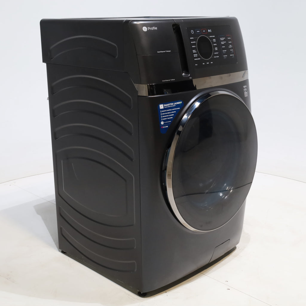 Pictures of Carbon Graphite ENERGY STAR  GE Profile 4.5 cu. ft. Capacity Front Load Combo Washing Machine and Electric Dryer with Ventless Heat Pump Technology - Scratch & Dent - Minor - Neu Appliance Outlet - Discount Appliance Outlet in Austin, Tx