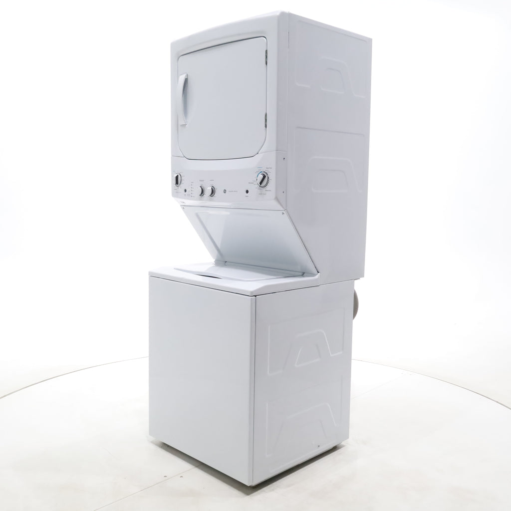 Pictures of GE 3.8 cu. ft. Laundry Center Washer and 5.9 cu. ft. Electric Dryer with Electro-Mechanical Rotary Dial Controls - Scratch & Dent - Moderate - Neu Appliance Outlet - Discount Appliance Outlet in Austin, Tx