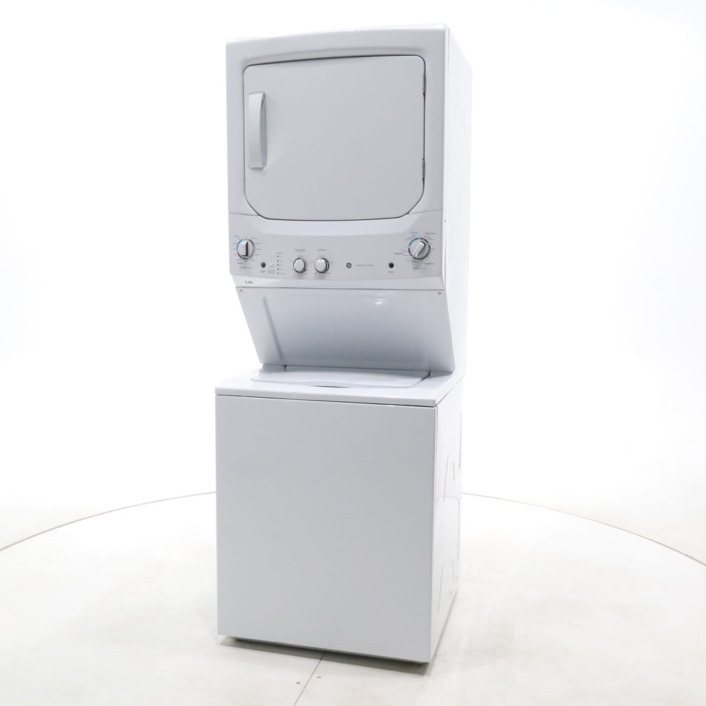 Pictures of GE 3.8 cu. ft. Laundry Center Washer and 5.9 cu. ft. Electric Dryer with Electro-Mechanical Rotary Dial Controls - Scratch & Dent - Moderate - Neu Appliance Outlet - Discount Appliance Outlet in Austin, Tx