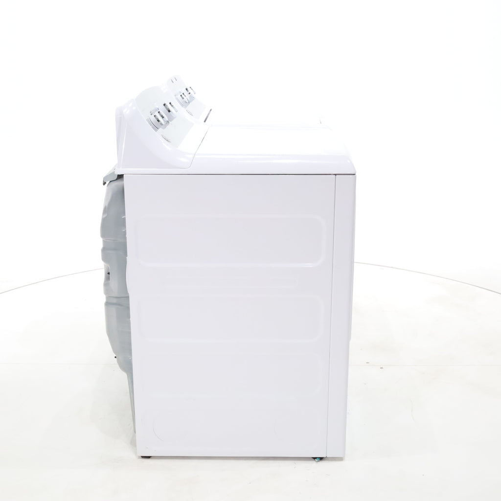 Pictures of ENERGY STAR GE  4.4 cu. ft. Top Load Washing Machine with Infusor Wash System and 7.2 cu. ft. Electric Dryer with HE Sensor Dry - Certified Refurbished - Neu Appliance Outlet - Discount Appliance Outlet in Austin, Tx