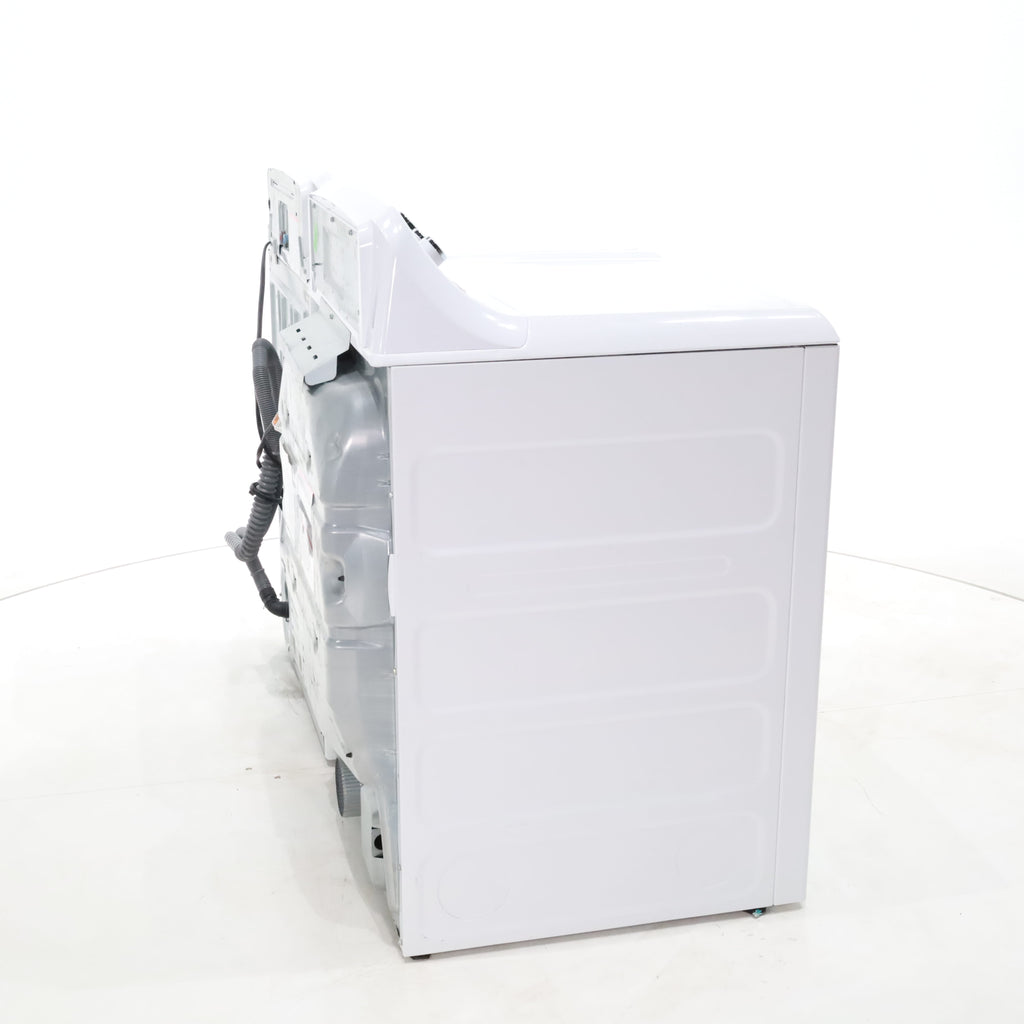 Pictures of ENERGY STAR GE  4.4 cu. ft. Top Load Washing Machine with Infusor Wash System and 7.2 cu. ft. Electric Dryer with HE Sensor Dry - Certified Refurbished - Neu Appliance Outlet - Discount Appliance Outlet in Austin, Tx