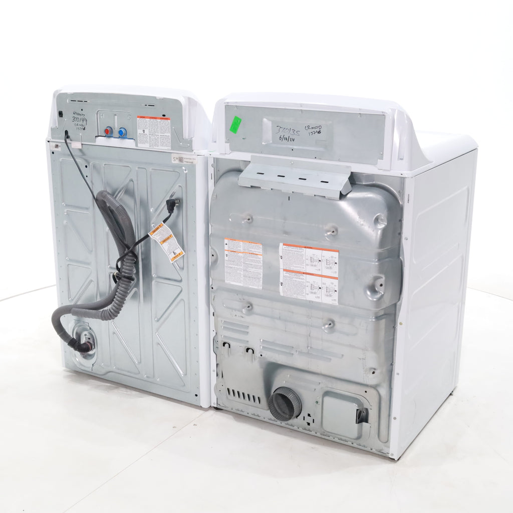 Pictures of ENERGY STAR GE  4.4 cu. ft. Top Load Washing Machine with Infusor Wash System and 7.2 cu. ft. Electric Dryer with HE Sensor Dry - Certified Refurbished - Neu Appliance Outlet - Discount Appliance Outlet in Austin, Tx