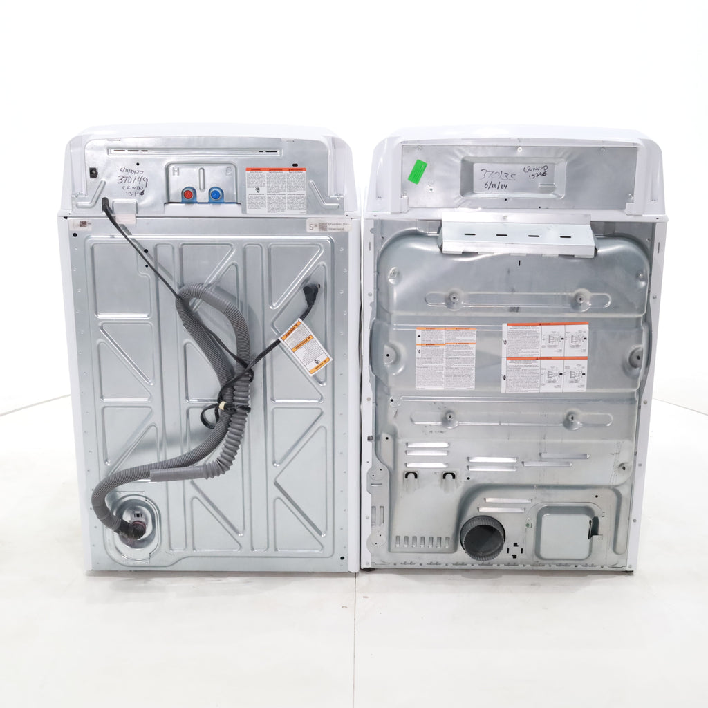 Pictures of ENERGY STAR GE  4.4 cu. ft. Top Load Washing Machine with Infusor Wash System and 7.2 cu. ft. Electric Dryer with HE Sensor Dry - Certified Refurbished - Neu Appliance Outlet - Discount Appliance Outlet in Austin, Tx