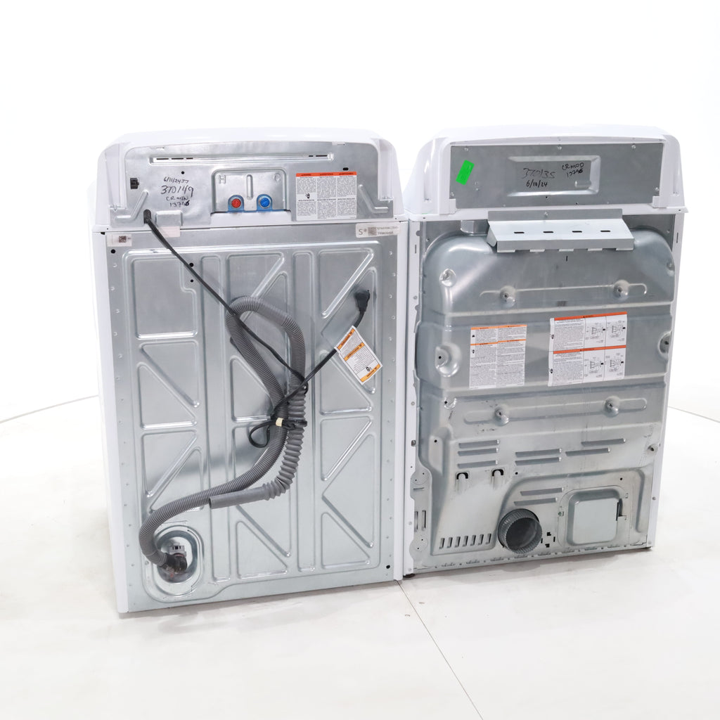 Pictures of ENERGY STAR GE  4.4 cu. ft. Top Load Washing Machine with Infusor Wash System and 7.2 cu. ft. Electric Dryer with HE Sensor Dry - Certified Refurbished - Neu Appliance Outlet - Discount Appliance Outlet in Austin, Tx