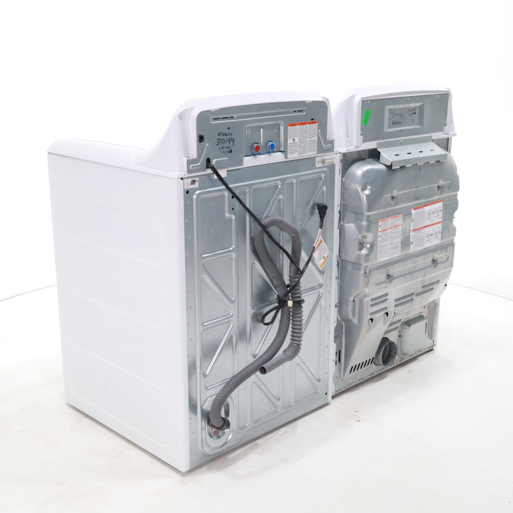 Pictures of ENERGY STAR GE  4.4 cu. ft. Top Load Washing Machine with Infusor Wash System and 7.2 cu. ft. Electric Dryer with HE Sensor Dry - Certified Refurbished - Neu Appliance Outlet - Discount Appliance Outlet in Austin, Tx