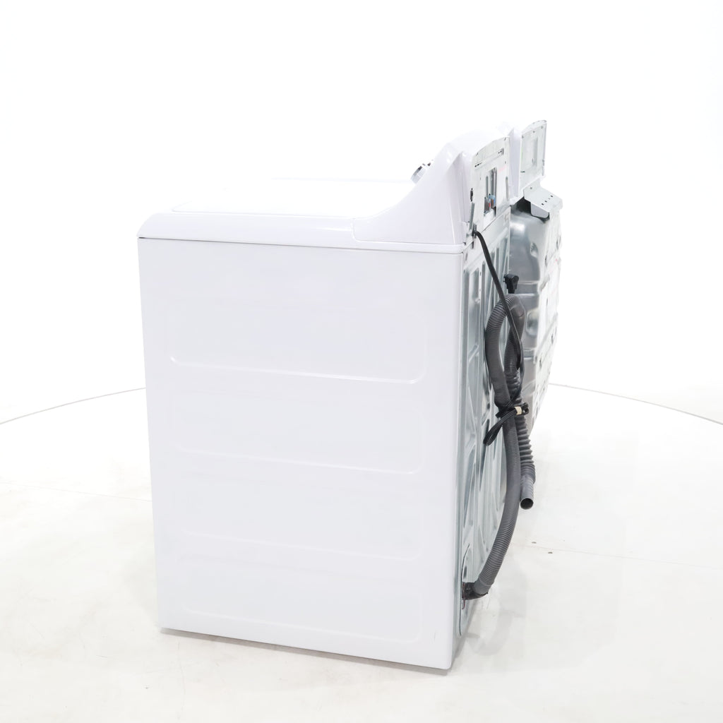 Pictures of ENERGY STAR GE  4.4 cu. ft. Top Load Washing Machine with Infusor Wash System and 7.2 cu. ft. Electric Dryer with HE Sensor Dry - Certified Refurbished - Neu Appliance Outlet - Discount Appliance Outlet in Austin, Tx