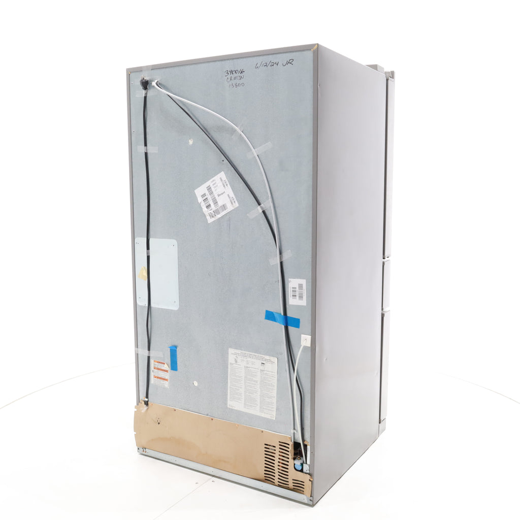Pictures of Monochromatic Stainless Steel ENERGY STAR Whirlpool 25.8 cu. ft. 5 Door French Door Refrigerator with Dual Ice Makers - Certified Refurbished - Neu Appliance Outlet - Discount Appliance Outlet in Austin, Tx