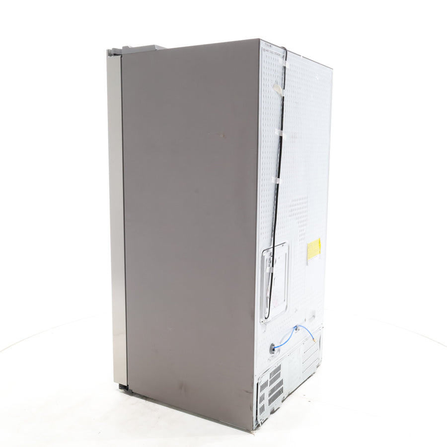 Fingerprint Resistant Stainless Steel ENERGY STAR Samsung 27.4 cu. ft. Side by Side Refrigerator with Exterior Water and Ice Dispenser - Scratch & Dent - Moderate