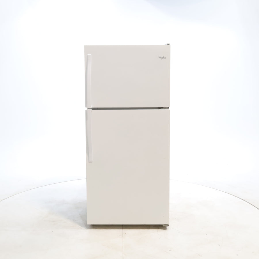 30 in. Wide White Whirlpool 18.2 cu. ft. Top Freezer Refrigerator with Icemaker - Certified Refurbished