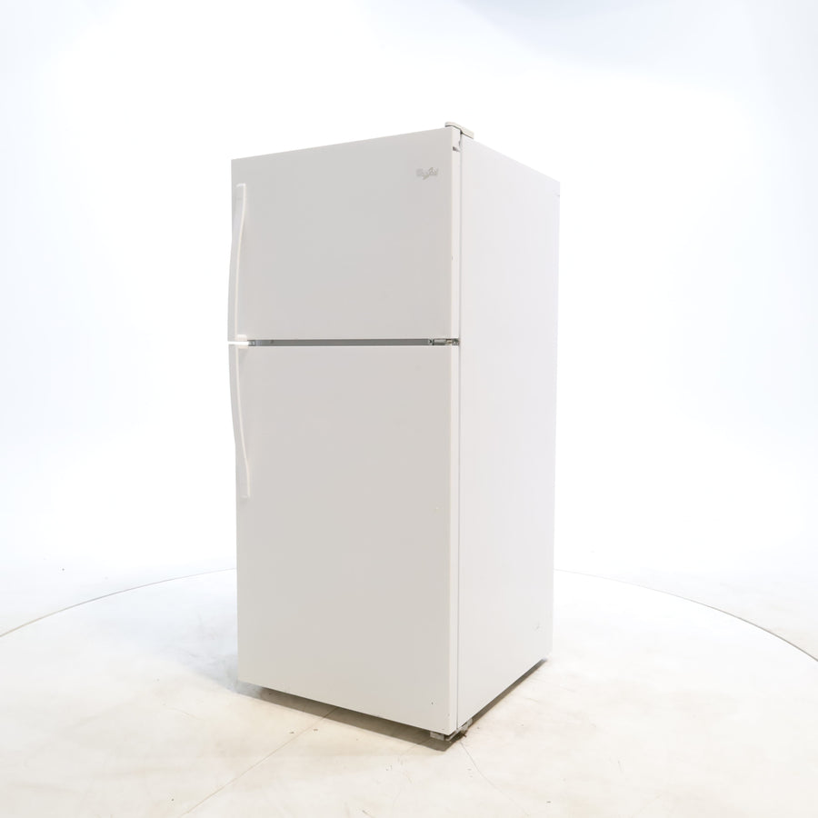 30 in. Wide White Whirlpool 18.2 cu. ft. Top Freezer Refrigerator with Icemaker - Certified Refurbished
