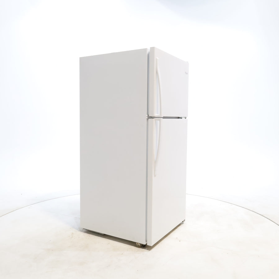 30 in. Wide White Whirlpool 18.2 cu. ft. Top Freezer Refrigerator with Icemaker - Certified Refurbished