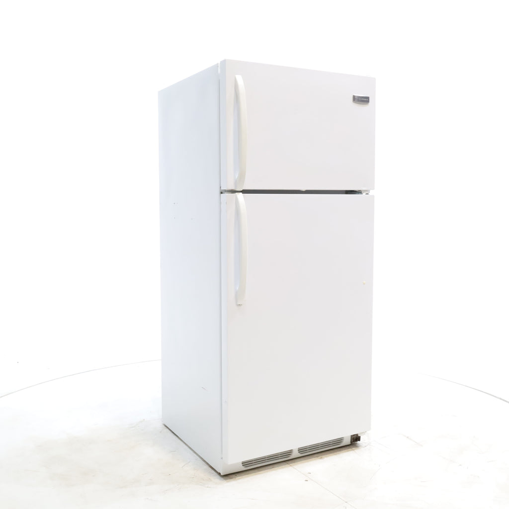 Pictures of White Frigidaire 16.5 cu. ft. Top Freezer Refrigerator with Reversible Doors - Certified Refurbished - Neu Appliance Outlet - Discount Appliance Outlet in Austin, Tx