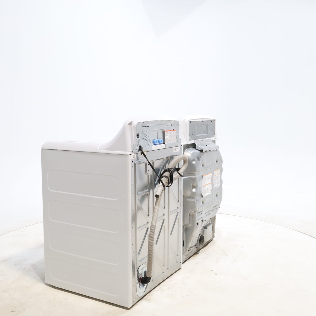 Pictures of ENERGY STAR GE  4.4 cu. ft. Top Load Washing Machine with Infusor Wash System and 7.2 cu. ft. Electric Dryer with HE Sensor Dry - Certified Refurbished - Neu Appliance Outlet - Discount Appliance Outlet in Austin, Tx