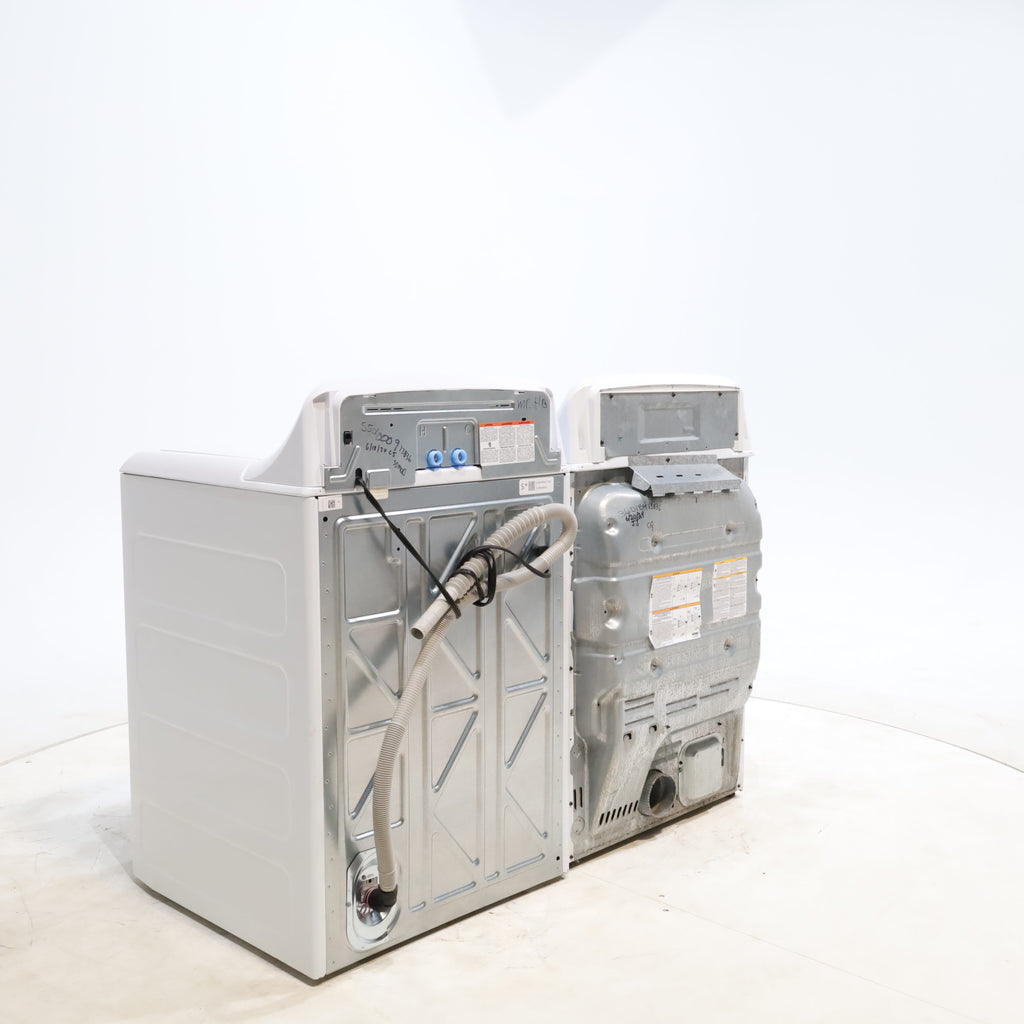 Pictures of ENERGY STAR GE  4.4 cu. ft. Top Load Washing Machine with Infusor Wash System and 7.2 cu. ft. Electric Dryer with HE Sensor Dry - Certified Refurbished - Neu Appliance Outlet - Discount Appliance Outlet in Austin, Tx