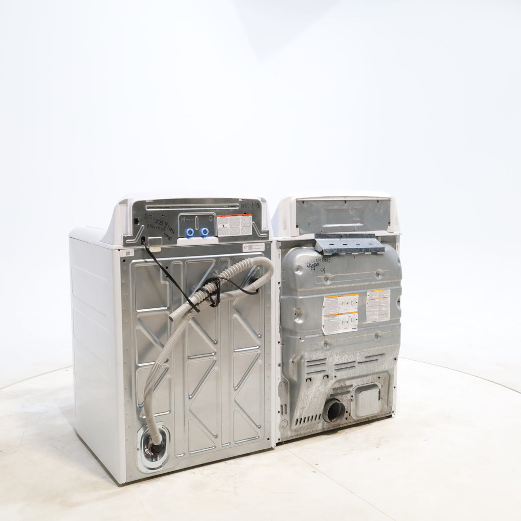 Pictures of ENERGY STAR GE  4.4 cu. ft. Top Load Washing Machine with Infusor Wash System and 7.2 cu. ft. Electric Dryer with HE Sensor Dry - Certified Refurbished - Neu Appliance Outlet - Discount Appliance Outlet in Austin, Tx