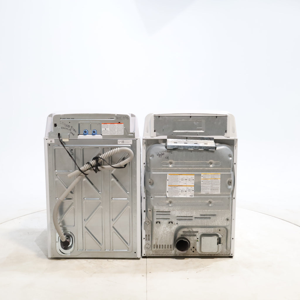 Pictures of ENERGY STAR GE  4.4 cu. ft. Top Load Washing Machine with Infusor Wash System and 7.2 cu. ft. Electric Dryer with HE Sensor Dry - Certified Refurbished - Neu Appliance Outlet - Discount Appliance Outlet in Austin, Tx