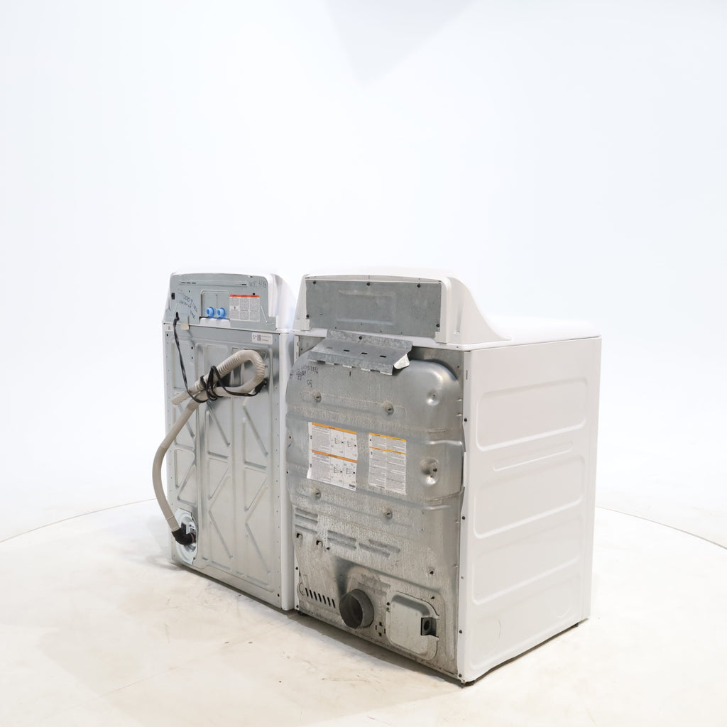 Pictures of ENERGY STAR GE  4.4 cu. ft. Top Load Washing Machine with Infusor Wash System and 7.2 cu. ft. Electric Dryer with HE Sensor Dry - Certified Refurbished - Neu Appliance Outlet - Discount Appliance Outlet in Austin, Tx