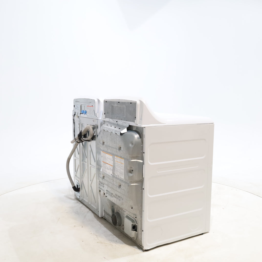 Pictures of ENERGY STAR GE  4.4 cu. ft. Top Load Washing Machine with Infusor Wash System and 7.2 cu. ft. Electric Dryer with HE Sensor Dry - Certified Refurbished - Neu Appliance Outlet - Discount Appliance Outlet in Austin, Tx