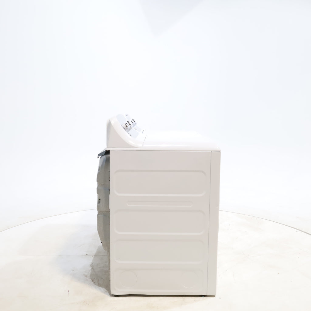 Pictures of ENERGY STAR GE  4.4 cu. ft. Top Load Washing Machine with Infusor Wash System and 7.2 cu. ft. Electric Dryer with HE Sensor Dry - Certified Refurbished - Neu Appliance Outlet - Discount Appliance Outlet in Austin, Tx