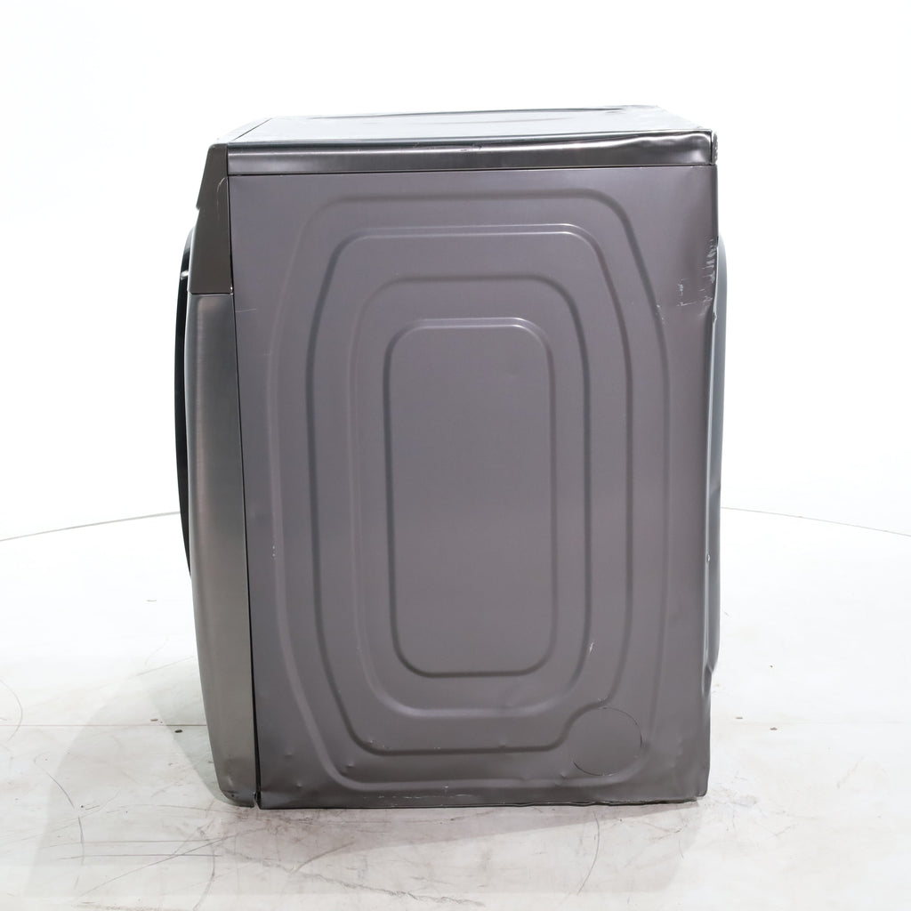 Pictures of Platinum Samsung 7.5 cu. ft. Front Load Electric Dryer with Steam- Scratch & Dent - Major - Neu Appliance Outlet - Discount Appliance Outlet in Austin, Tx