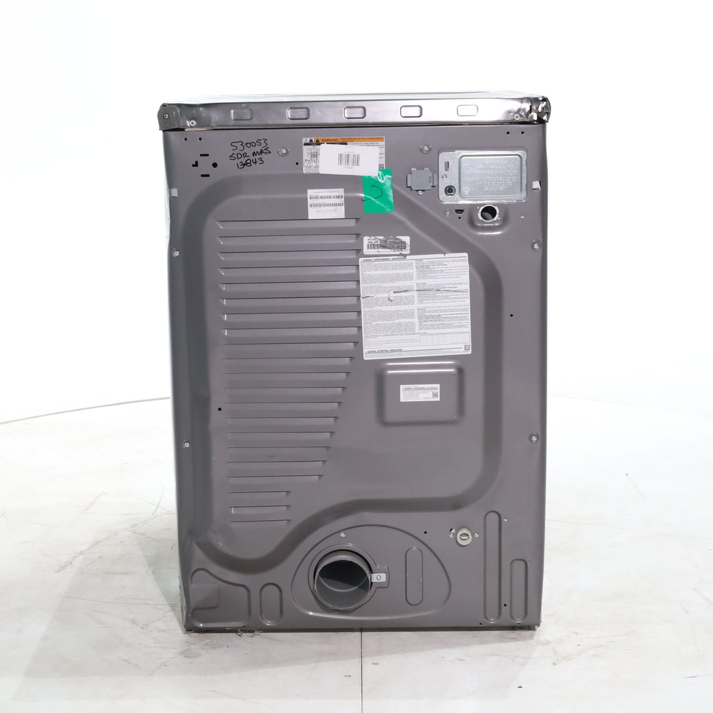 Pictures of Platinum Samsung 7.5 cu. ft. Front Load Electric Dryer with Steam- Scratch & Dent - Major - Neu Appliance Outlet - Discount Appliance Outlet in Austin, Tx