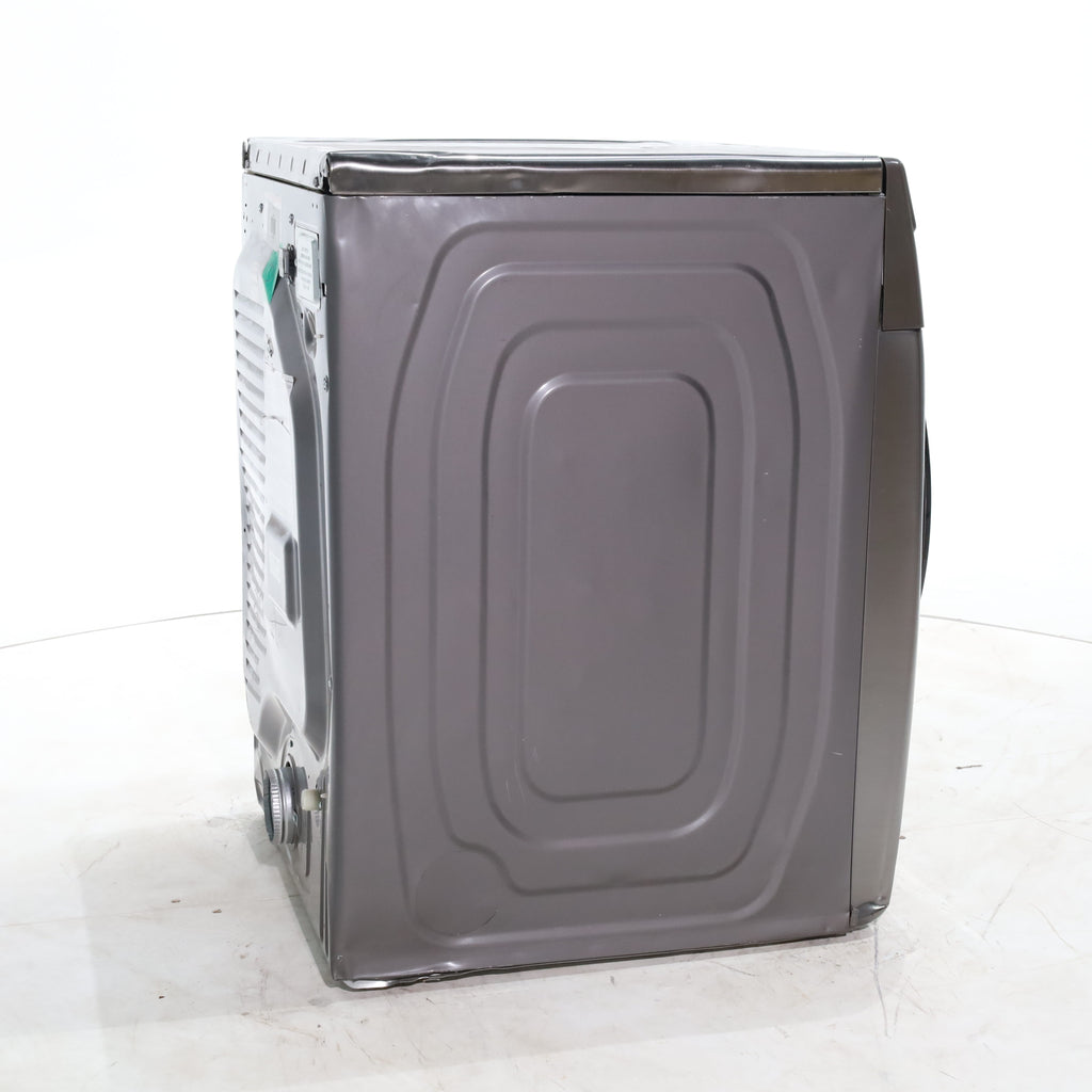 Pictures of Platinum Samsung 7.5 cu. ft. Front Load Electric Dryer with Steam- Scratch & Dent - Major - Neu Appliance Outlet - Discount Appliance Outlet in Austin, Tx