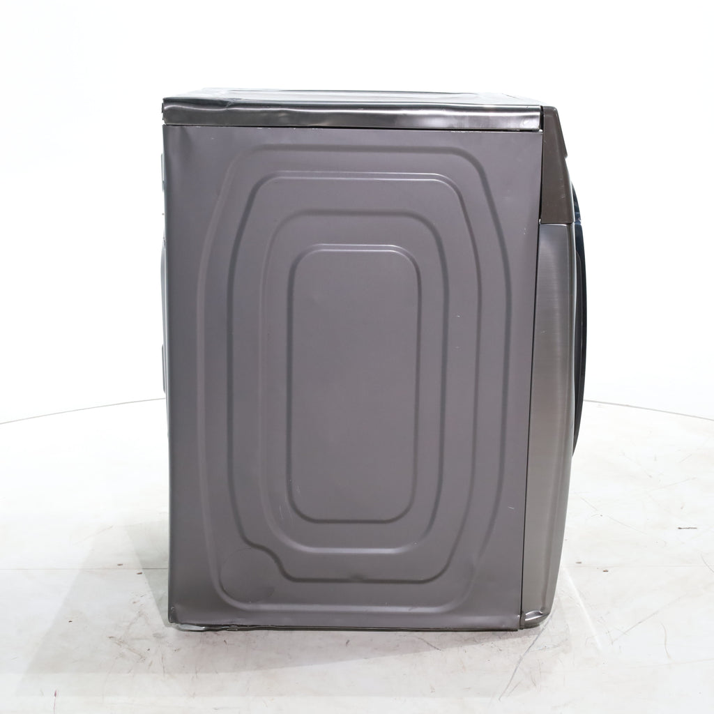 Pictures of Platinum Samsung 7.5 cu. ft. Front Load Electric Dryer with Steam- Scratch & Dent - Major - Neu Appliance Outlet - Discount Appliance Outlet in Austin, Tx