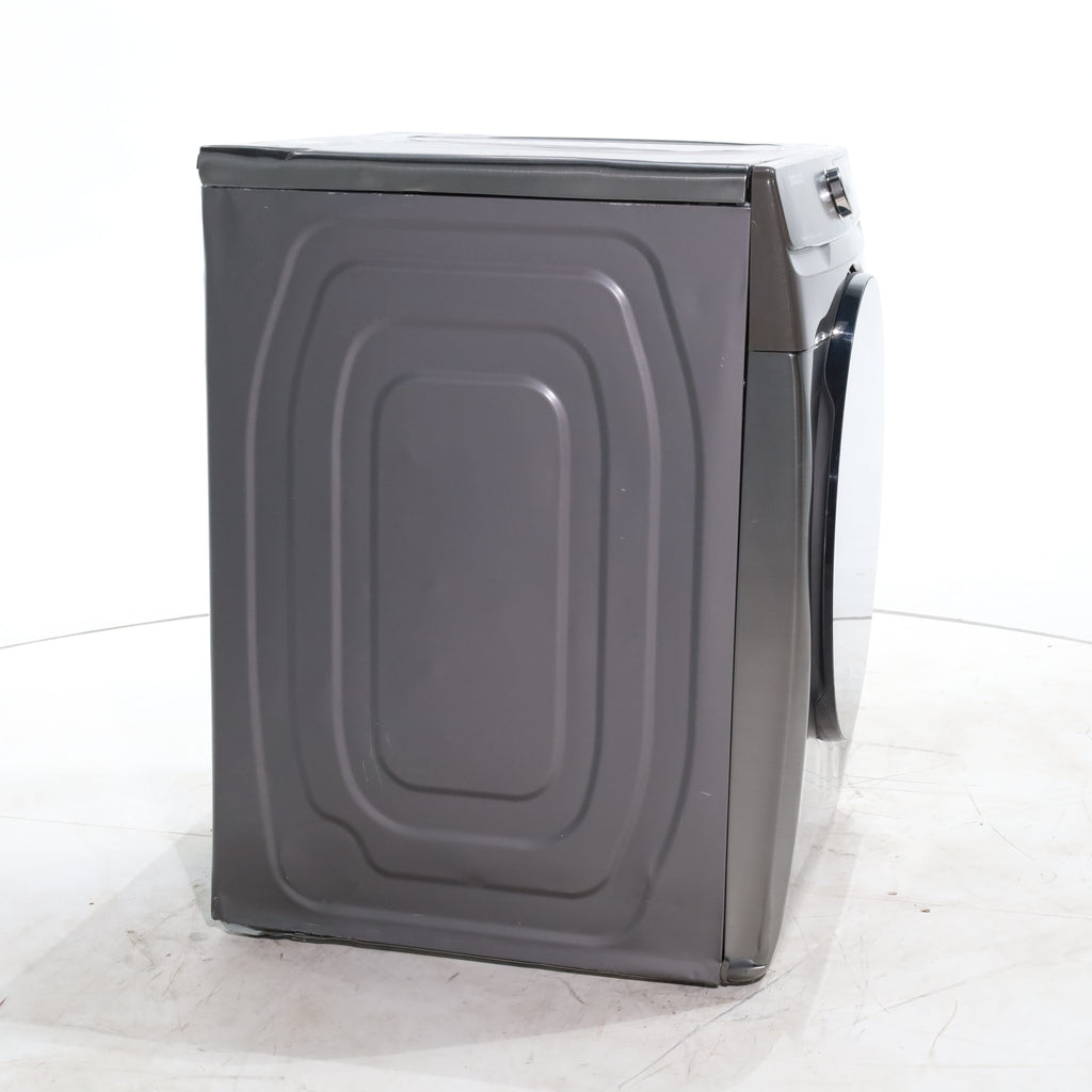 Pictures of Platinum Samsung 7.5 cu. ft. Front Load Electric Dryer with Steam- Scratch & Dent - Major - Neu Appliance Outlet - Discount Appliance Outlet in Austin, Tx