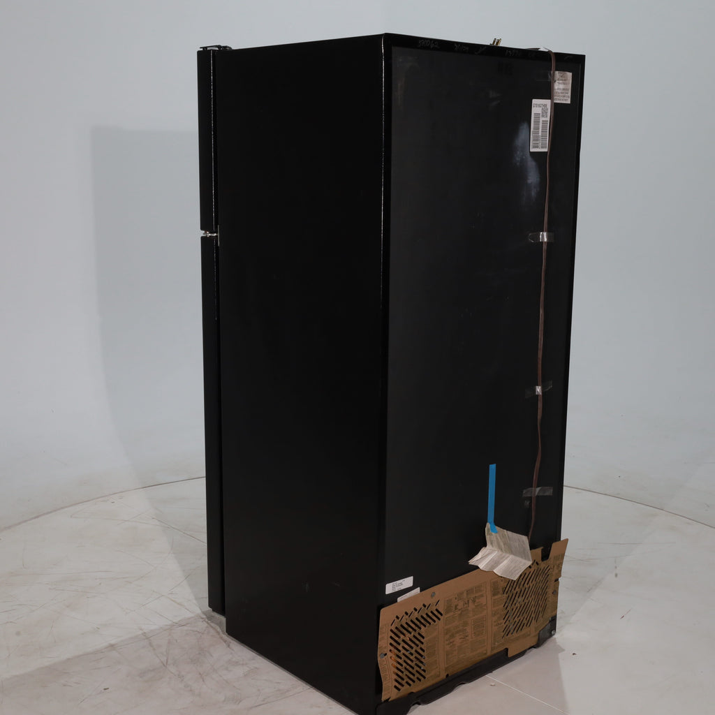 Pictures of Black GE 15.5 cu ft Capacity Top Freezer and Bottom Refrigerator with Adjustable Shelving - Certified Refurbished - Neu Appliance Outlet - Discount Appliance Outlet in Austin, Tx