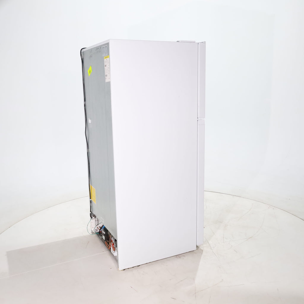 Pictures of White ENERGY STAR Midea 18.1 cu. ft. Top Freezer Refrigerator with Reversible Door - Scratch & Dent - Minor - Neu Appliance Outlet - Discount Appliance Outlet in Austin, Tx