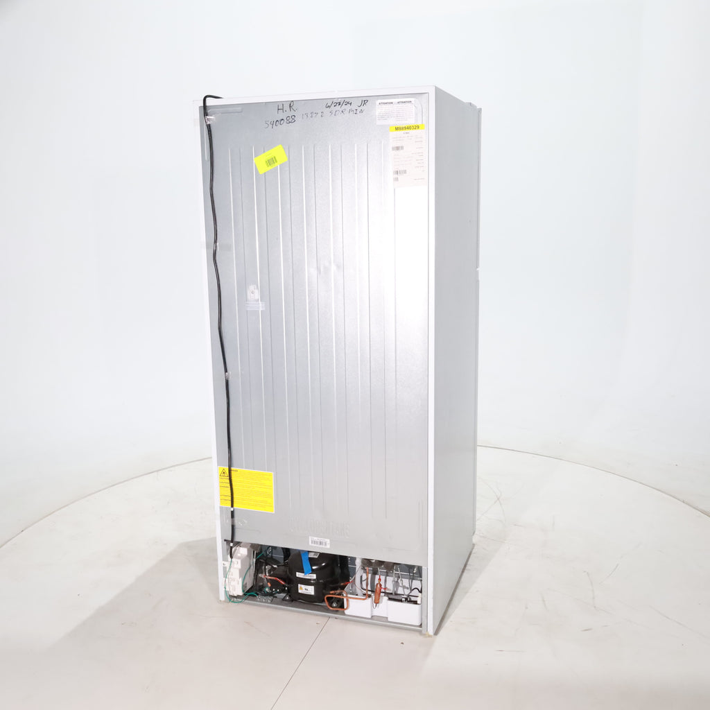 Pictures of White ENERGY STAR Midea 18.1 cu. ft. Top Freezer Refrigerator with Reversible Door - Scratch & Dent - Minor - Neu Appliance Outlet - Discount Appliance Outlet in Austin, Tx