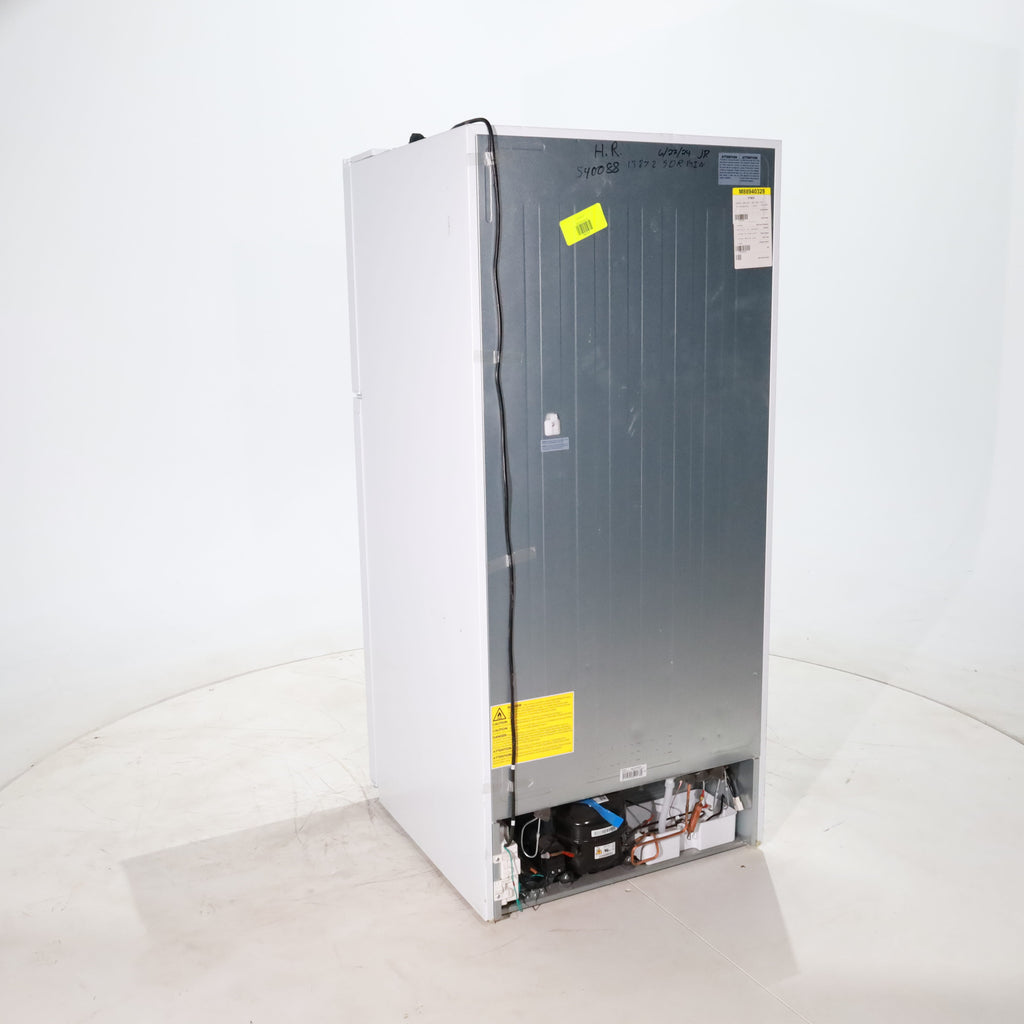 Pictures of White ENERGY STAR Midea 18.1 cu. ft. Top Freezer Refrigerator with Reversible Door - Scratch & Dent - Minor - Neu Appliance Outlet - Discount Appliance Outlet in Austin, Tx