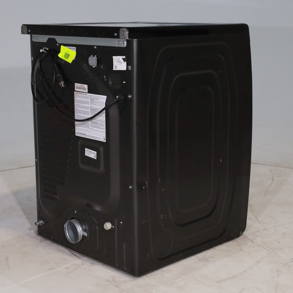 Pictures of Fingerprint Resistant Black Stainless Steel ENERGY STAR Samsung 7.5 cu. ft. Frontload Gas Dryer with Steam- Scratch & Dent - Minor - Neu Appliance Outlet - Discount Appliance Outlet in Austin, Tx