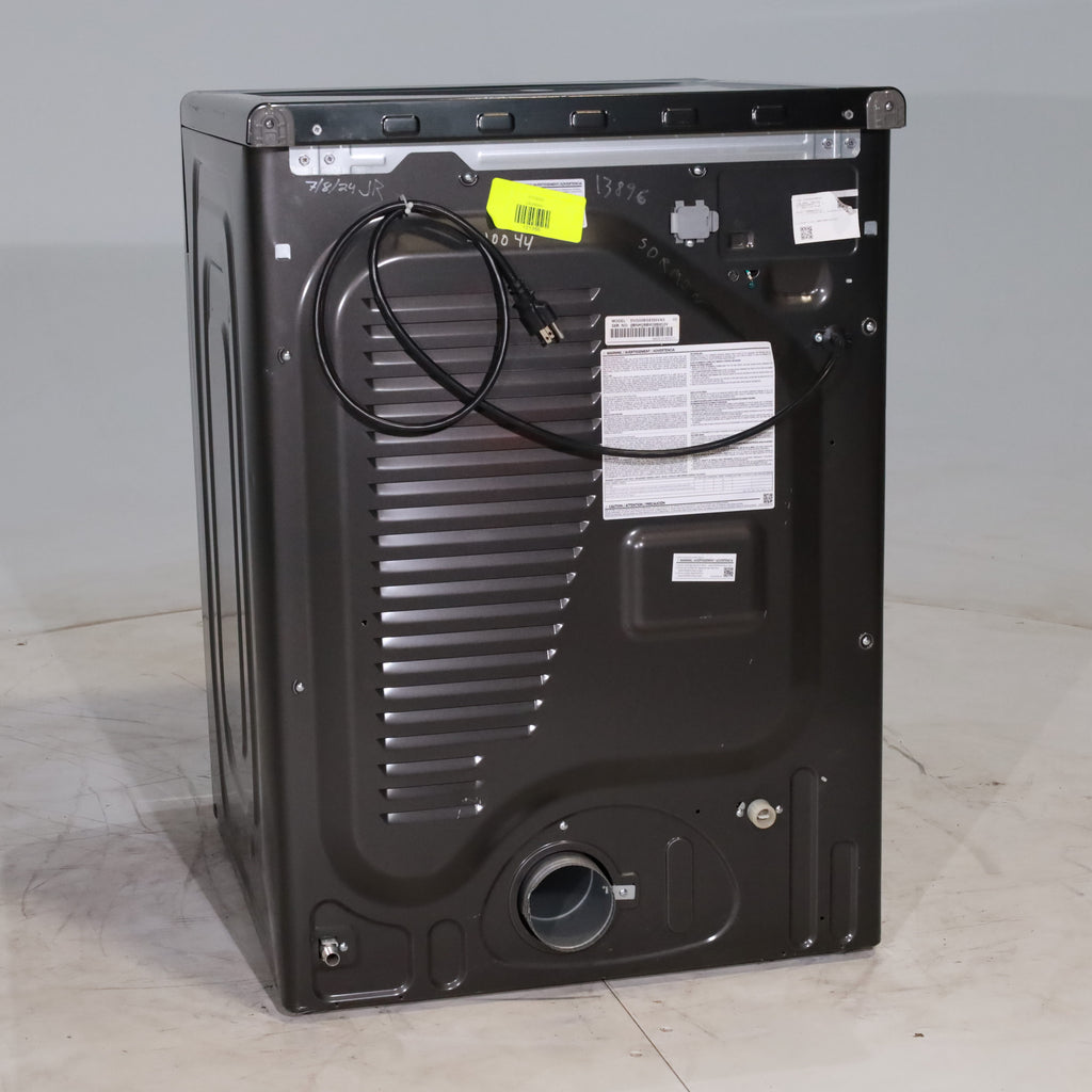 Pictures of Fingerprint Resistant Black Stainless Steel ENERGY STAR Samsung 7.5 cu. ft. Frontload Gas Dryer with Steam- Scratch & Dent - Minor - Neu Appliance Outlet - Discount Appliance Outlet in Austin, Tx