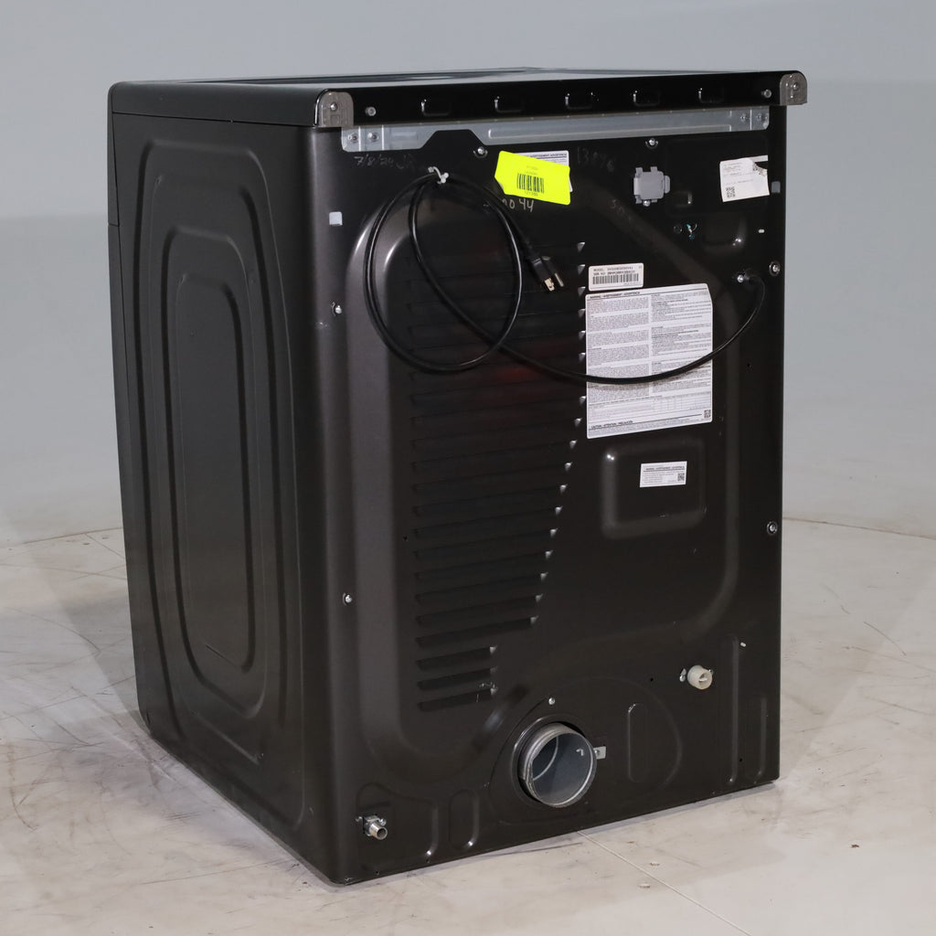 Pictures of Fingerprint Resistant Black Stainless Steel ENERGY STAR Samsung 7.5 cu. ft. Frontload Gas Dryer with Steam- Scratch & Dent - Minor - Neu Appliance Outlet - Discount Appliance Outlet in Austin, Tx