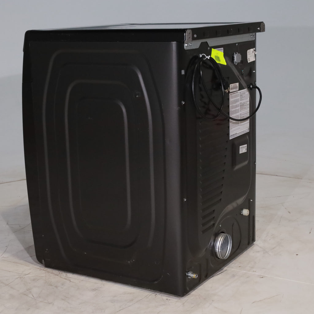 Pictures of Fingerprint Resistant Black Stainless Steel ENERGY STAR Samsung 7.5 cu. ft. Frontload Gas Dryer with Steam- Scratch & Dent - Minor - Neu Appliance Outlet - Discount Appliance Outlet in Austin, Tx