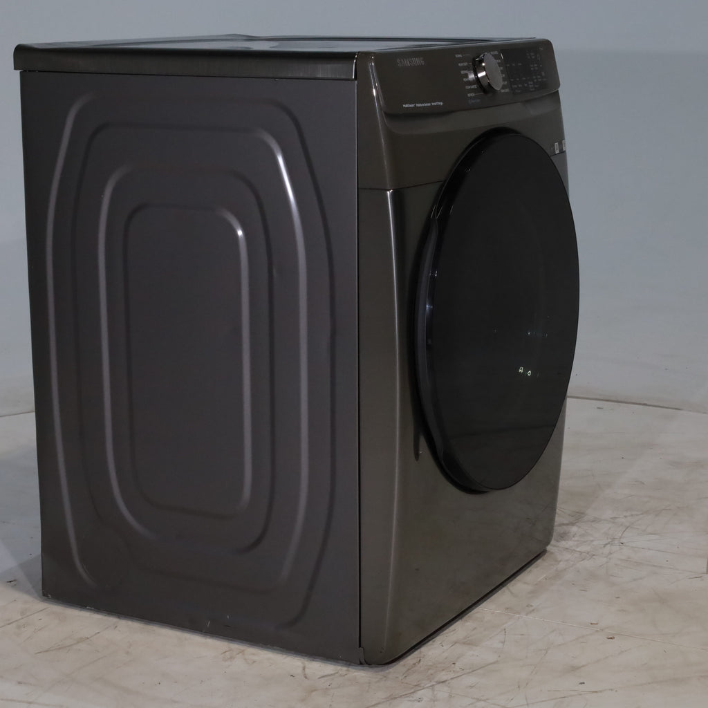 Pictures of Platinum Samsung 7.5 cu. ft. Front Load Electric Dryer with Steam - Scratch & Dent - Minor - Neu Appliance Outlet - Discount Appliance Outlet in Austin, Tx