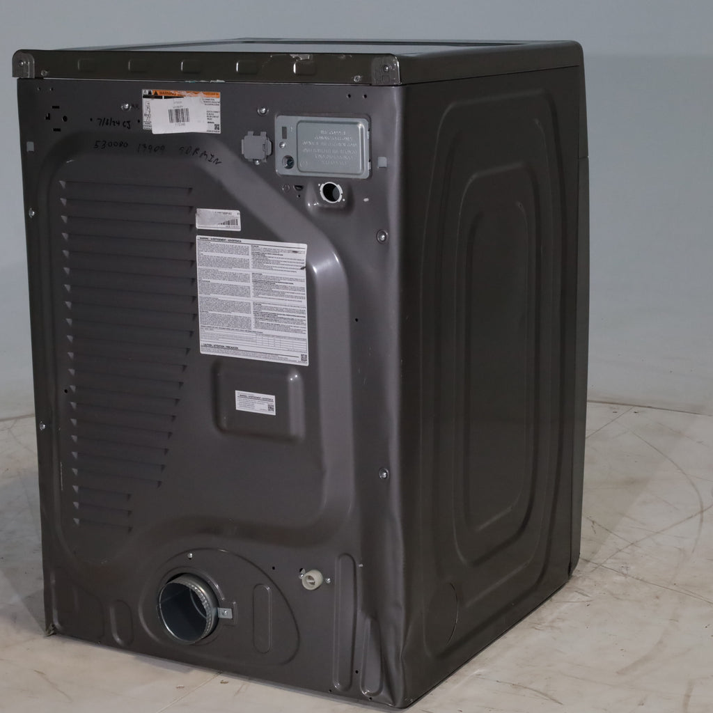 Pictures of Platinum Samsung 7.5 cu. ft. Front Load Electric Dryer with Steam - Scratch & Dent - Minor - Neu Appliance Outlet - Discount Appliance Outlet in Austin, Tx