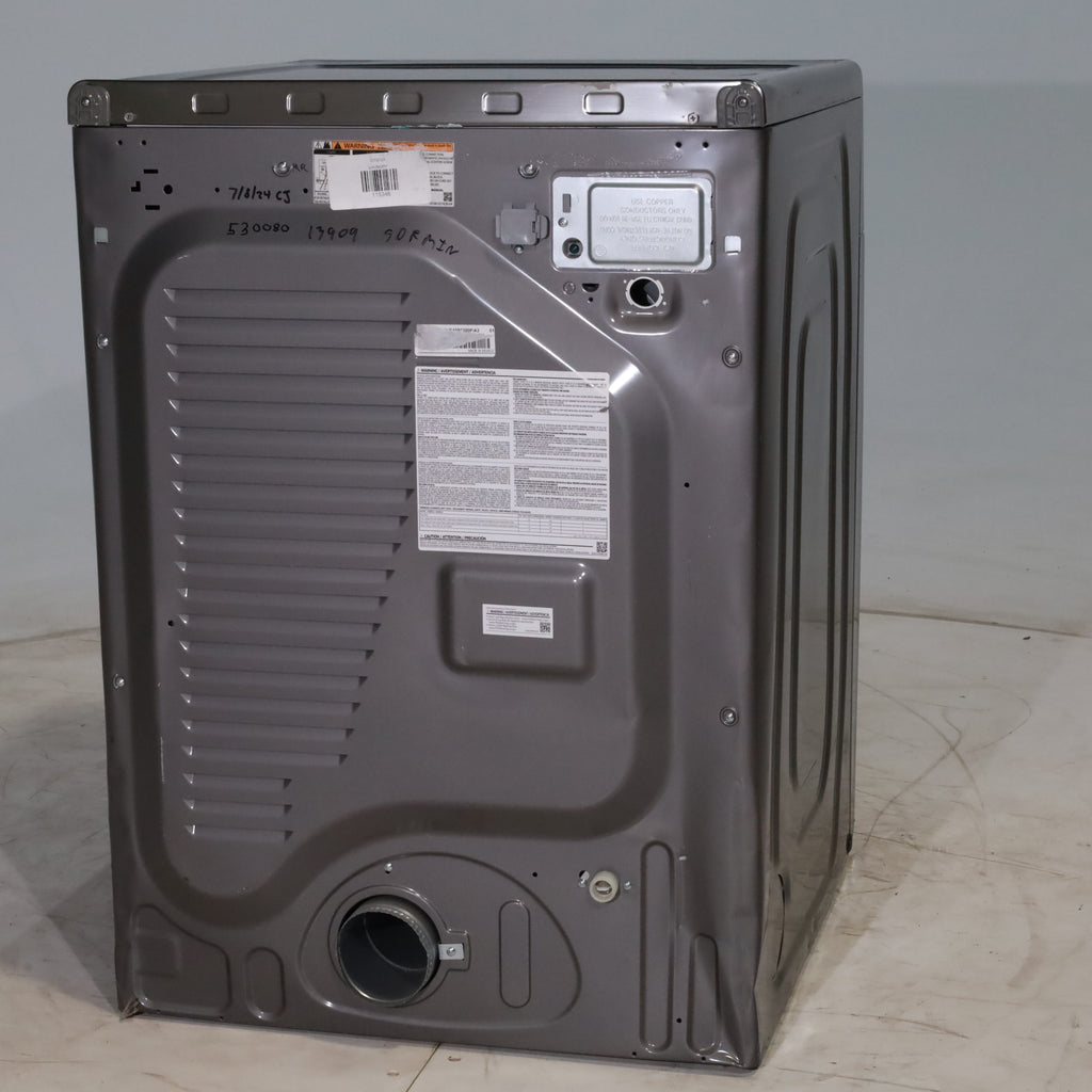 Pictures of Platinum Samsung 7.5 cu. ft. Front Load Electric Dryer with Steam - Scratch & Dent - Minor - Neu Appliance Outlet - Discount Appliance Outlet in Austin, Tx