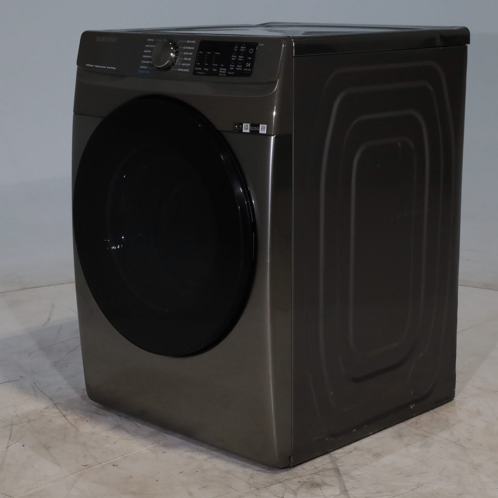 Pictures of Platinum Samsung 7.5 cu. ft. Front Load Electric Dryer with Steam - Scratch & Dent - Minor - Neu Appliance Outlet - Discount Appliance Outlet in Austin, Tx