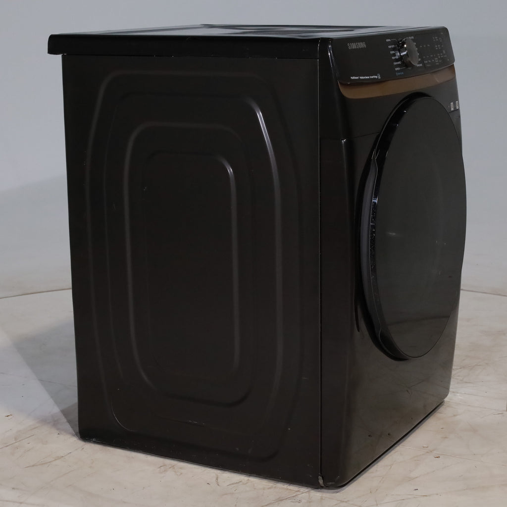 Pictures of Brushed Black ENERGY STAR Samsung 7.5 cu. ft. Frontload Electric Dryer with Steam - Scratch & Dent - Minor - Neu Appliance Outlet - Discount Appliance Outlet in Austin, Tx