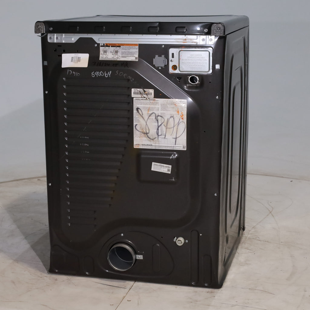 Pictures of Brushed Black ENERGY STAR Samsung 7.5 cu. ft. Frontload Electric Dryer with Steam - Scratch & Dent - Minor - Neu Appliance Outlet - Discount Appliance Outlet in Austin, Tx