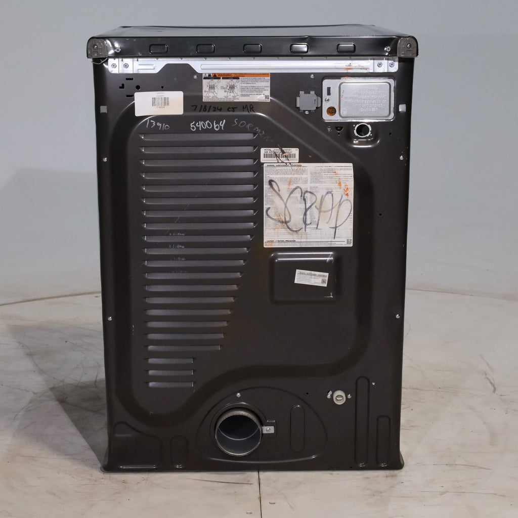 Pictures of Brushed Black ENERGY STAR Samsung 7.5 cu. ft. Frontload Electric Dryer with Steam - Scratch & Dent - Minor - Neu Appliance Outlet - Discount Appliance Outlet in Austin, Tx