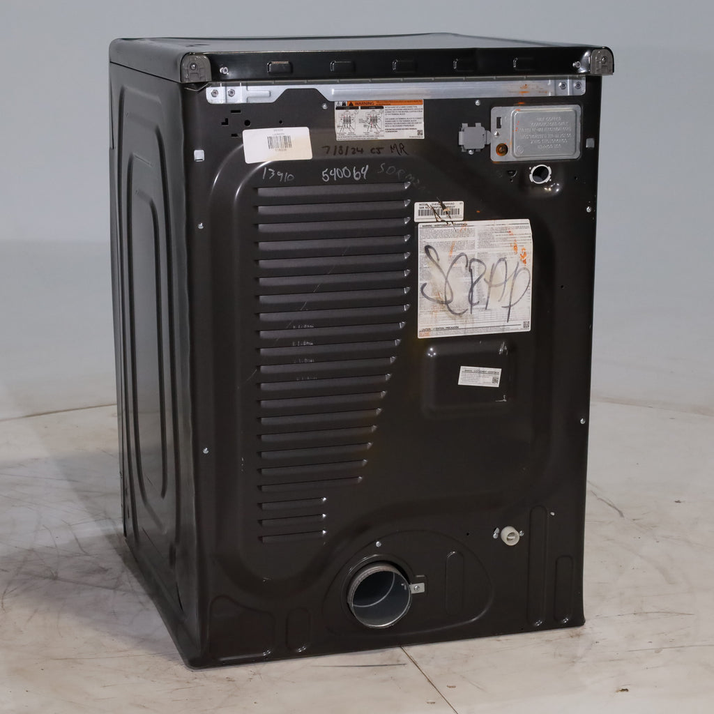 Pictures of Brushed Black ENERGY STAR Samsung 7.5 cu. ft. Frontload Electric Dryer with Steam - Scratch & Dent - Minor - Neu Appliance Outlet - Discount Appliance Outlet in Austin, Tx