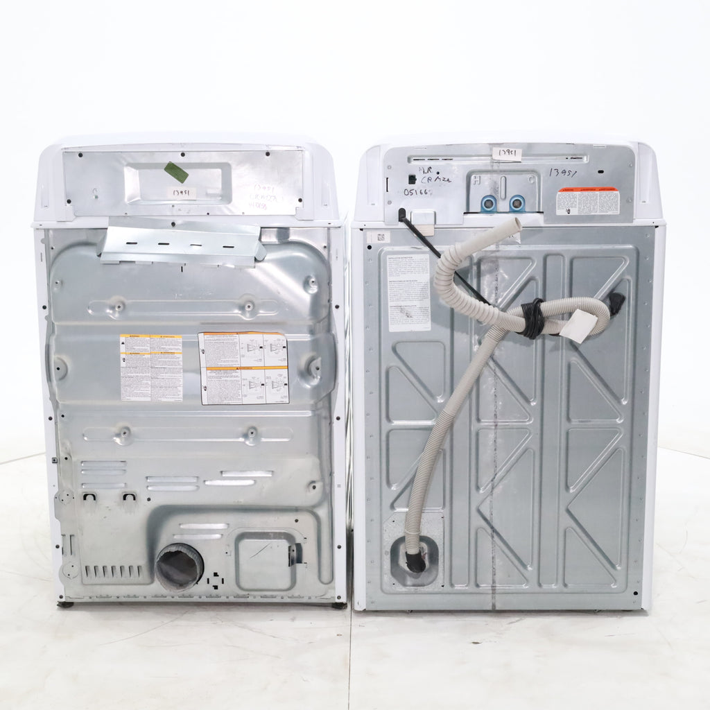 Pictures of Carbon Graphite ENERGY STAR  GE Profile 4.5 cu. ft. Capacity Front Load Combo Washing Machine and Electric Dryer with Ventless Heat Pump Technology - Scratch & Dent - Minor - Neu Appliance Outlet - Discount Appliance Outlet in Austin, Tx