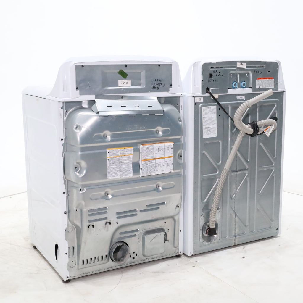 Pictures of Carbon Graphite ENERGY STAR  GE Profile 4.5 cu. ft. Capacity Front Load Combo Washing Machine and Electric Dryer with Ventless Heat Pump Technology - Scratch & Dent - Minor - Neu Appliance Outlet - Discount Appliance Outlet in Austin, Tx