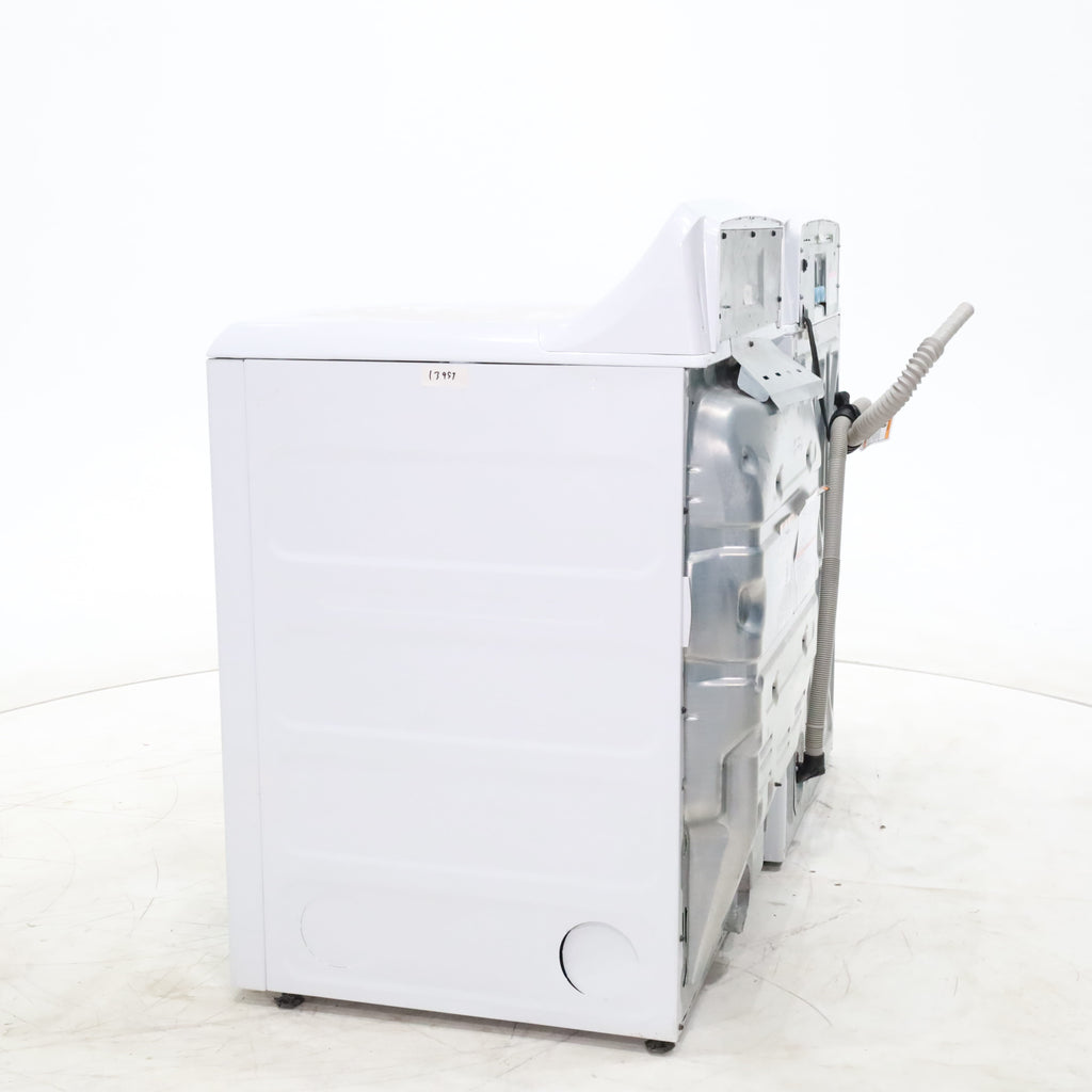 Pictures of Carbon Graphite ENERGY STAR  GE Profile 4.5 cu. ft. Capacity Front Load Combo Washing Machine and Electric Dryer with Ventless Heat Pump Technology - Scratch & Dent - Minor - Neu Appliance Outlet - Discount Appliance Outlet in Austin, Tx